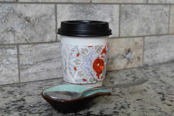 Feaverishly Quilting reusable coffee cup sleeves image 6