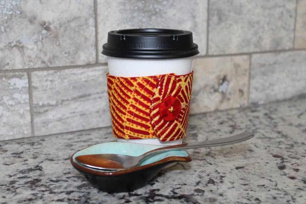 Feaverishly Quilting reusable coffee cup sleeves image 5