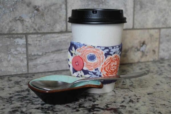 Feaverishly Quilting reusable coffee cup sleeves image 4