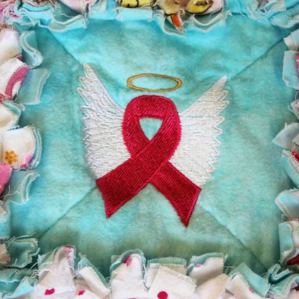 Angel Wings and Ribbon Embroidery