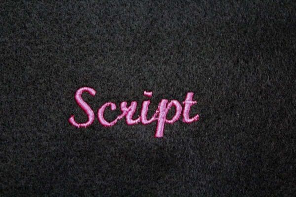 name embroidery